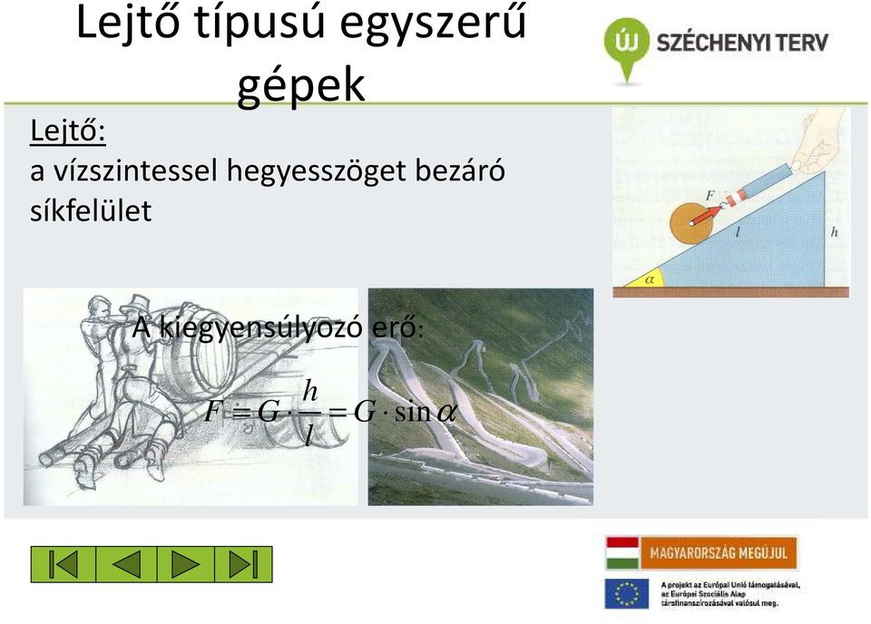 hegyesszöget bezáró síkfelület