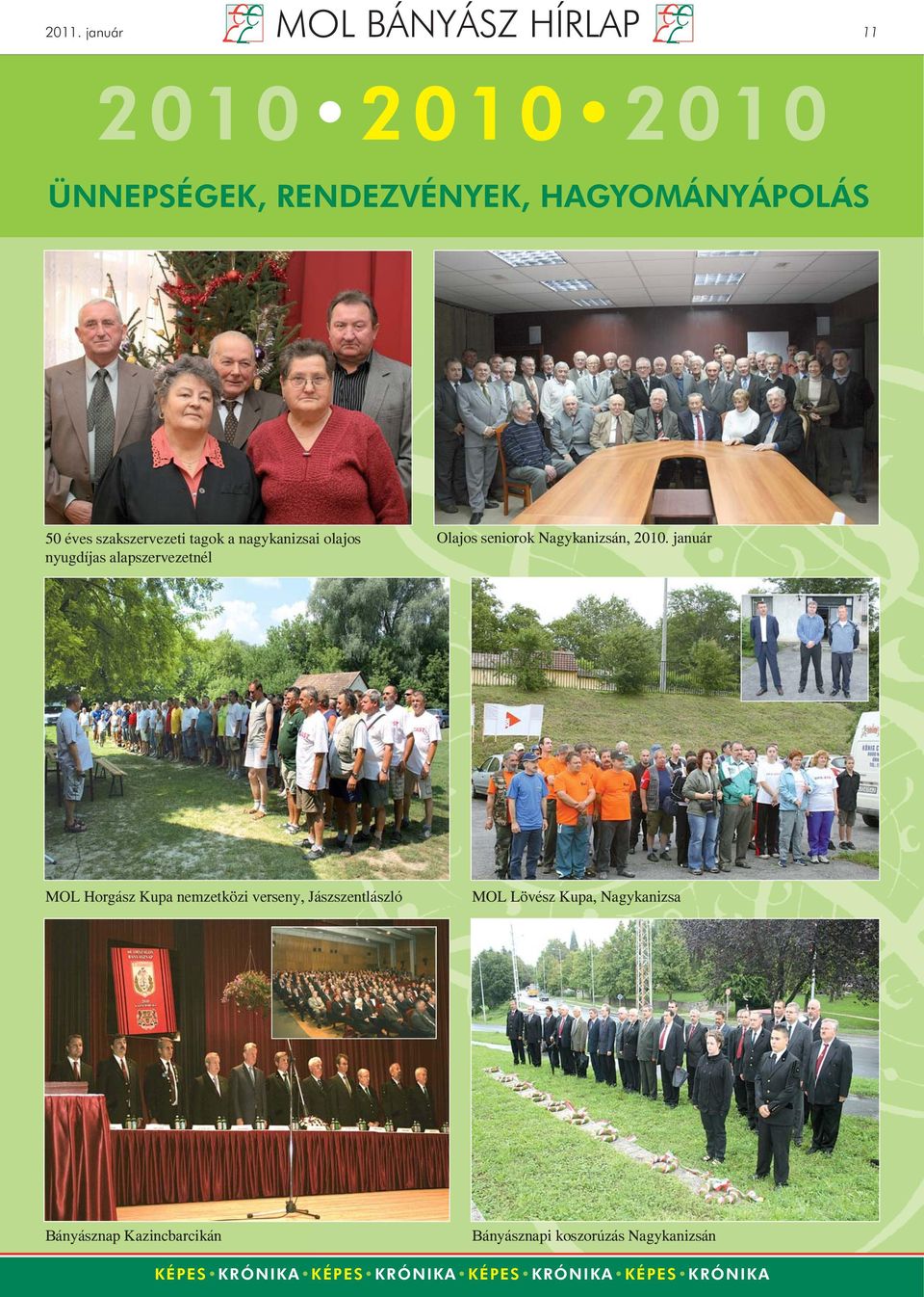 2010. január MOL Horgász Kupa nemzetközi verseny, Jászszentlászló MOL Lövész Kupa, Nagykanizsa