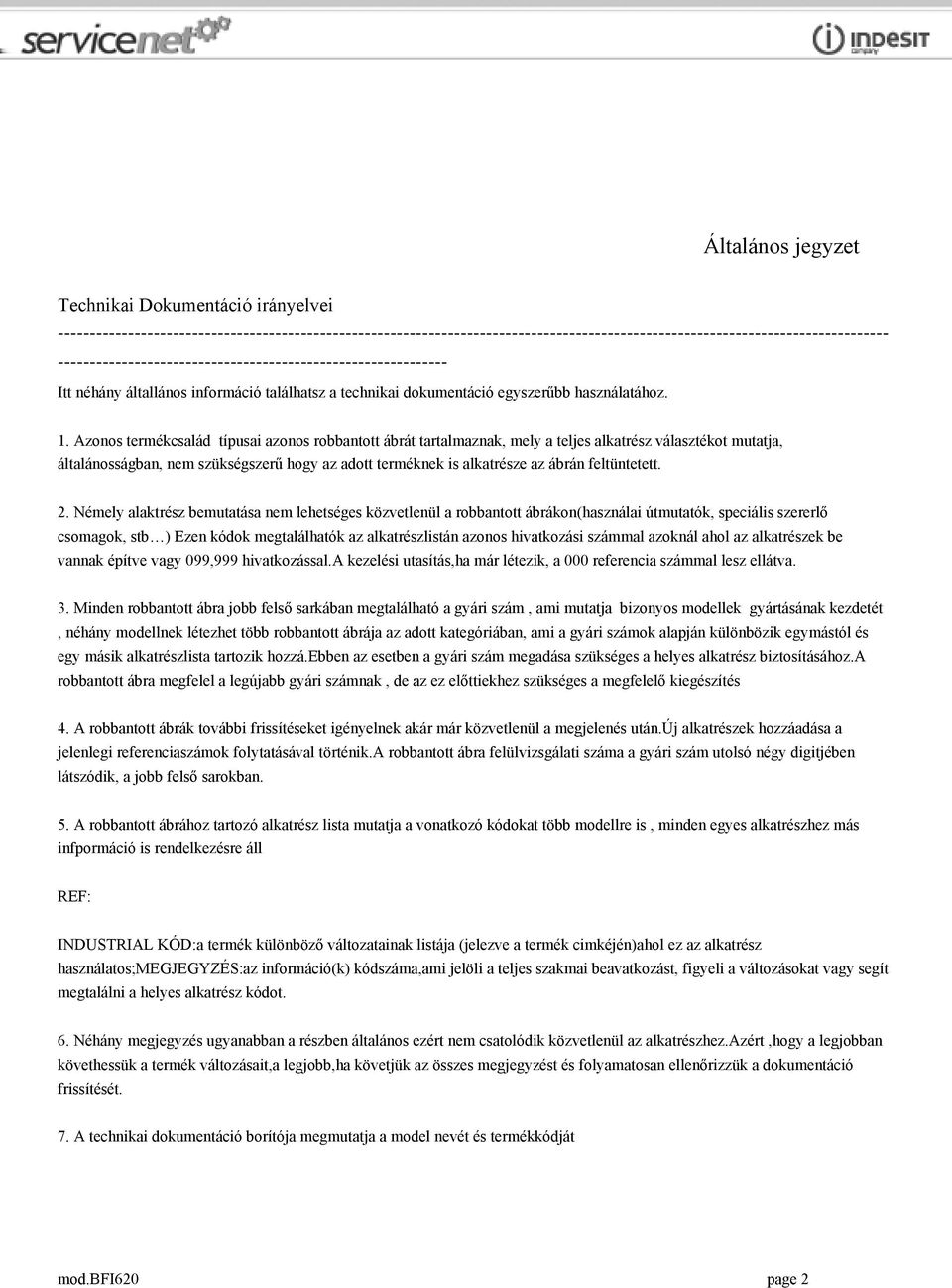 Azonos termékcsalád típusai azonos robbantott ábrát tartalmaznak, mely a teljes alkatrész választékot mutatja, általánosságban, nem szükségszerű hogy az adott terméknek is alkatrésze az ábrán