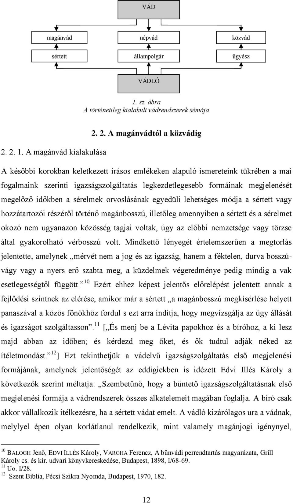 A magánvád kialakulása A későbbi korokban keletkezett írásos emlékeken alapuló ismereteink tükrében a mai fogalmaink szerinti igazságszolgáltatás legkezdetlegesebb formáinak megjelenését megelőző