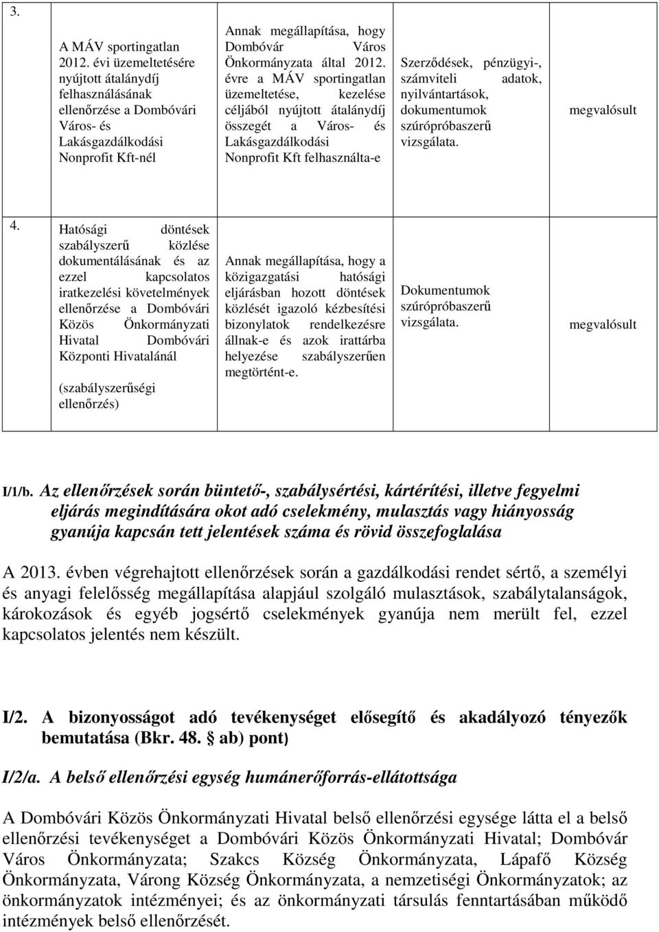 évre a MÁV sportingatlan üzemeltetése, kezelése céljából nyújtott átalánydíj összegét a Város- és Lakásgazdálkodási Nonprofit Kft felhasználta-e Szerződések, pénzügyi-, számviteli adatok,