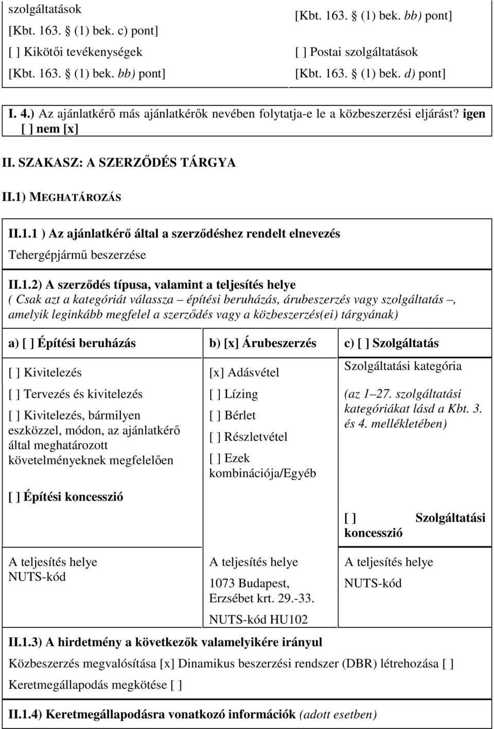 MEGHATÁROZÁS II.1.