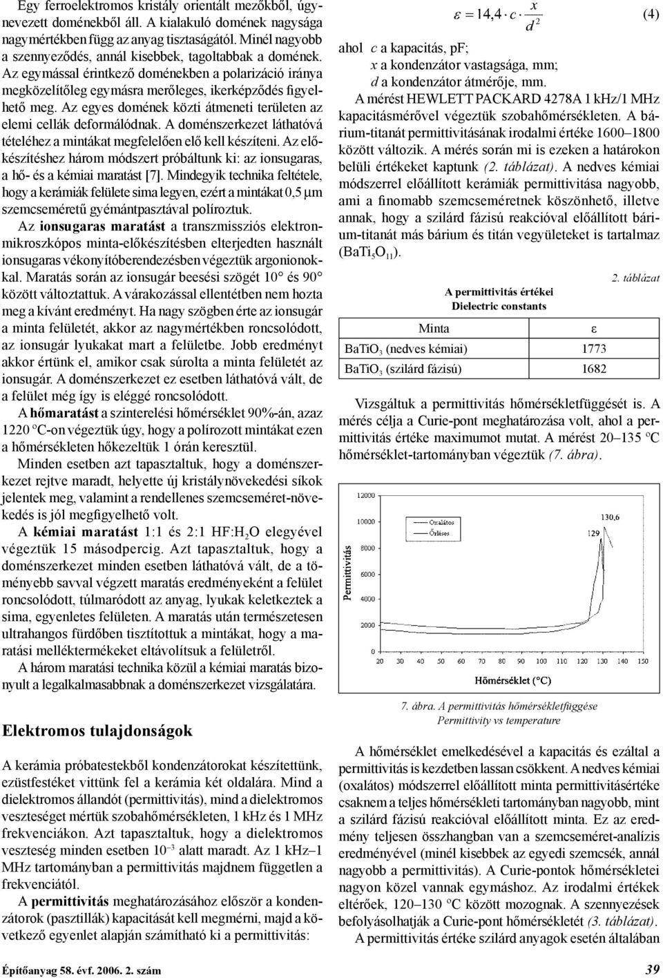 Az egyes domének közti átmeneti területen az elemi cellák deformálódnak. A doménszerkezet láthatóvá tételéhez a mintákat megfelelően elő kell készíteni.