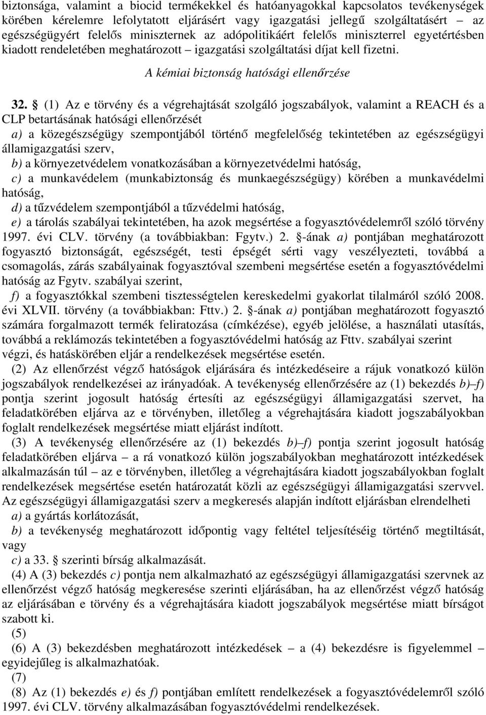 kémii biztonság htósági ellenőrzése 32.