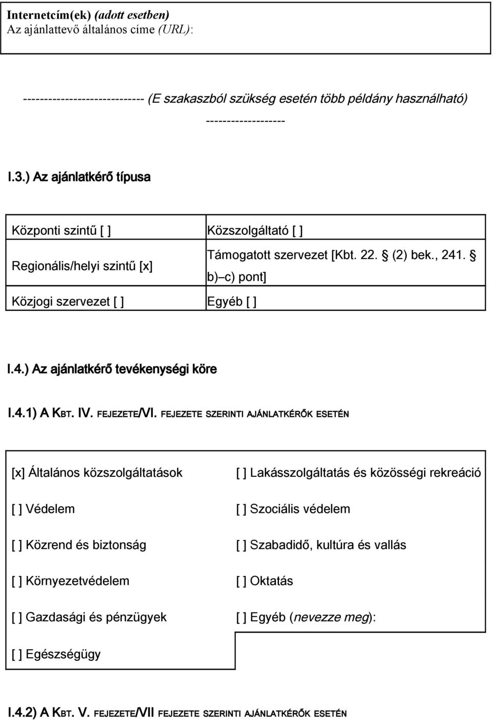 4.1) A KBT. IV. FEJEZETE/VI.