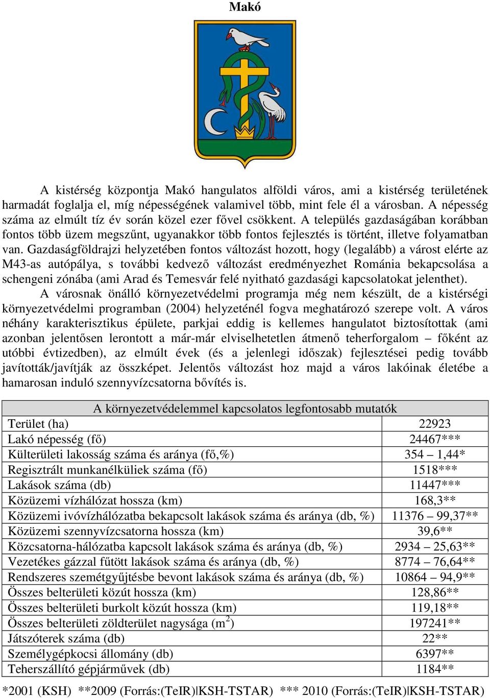 Gazdaságföldrajzi helyzetében fontos változást hozott, hogy (legalább) a várost elérte az M43-as autópálya, s további kedvező változást eredményezhet Románia bekapcsolása a schengeni zónába (ami Arad