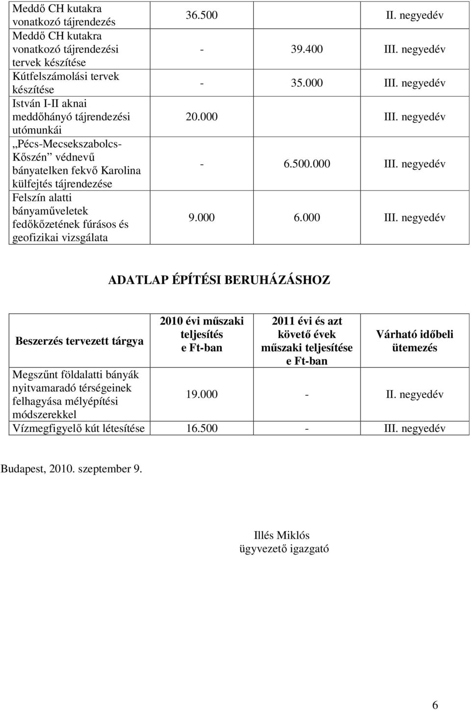 negyedév - 35.000 III.