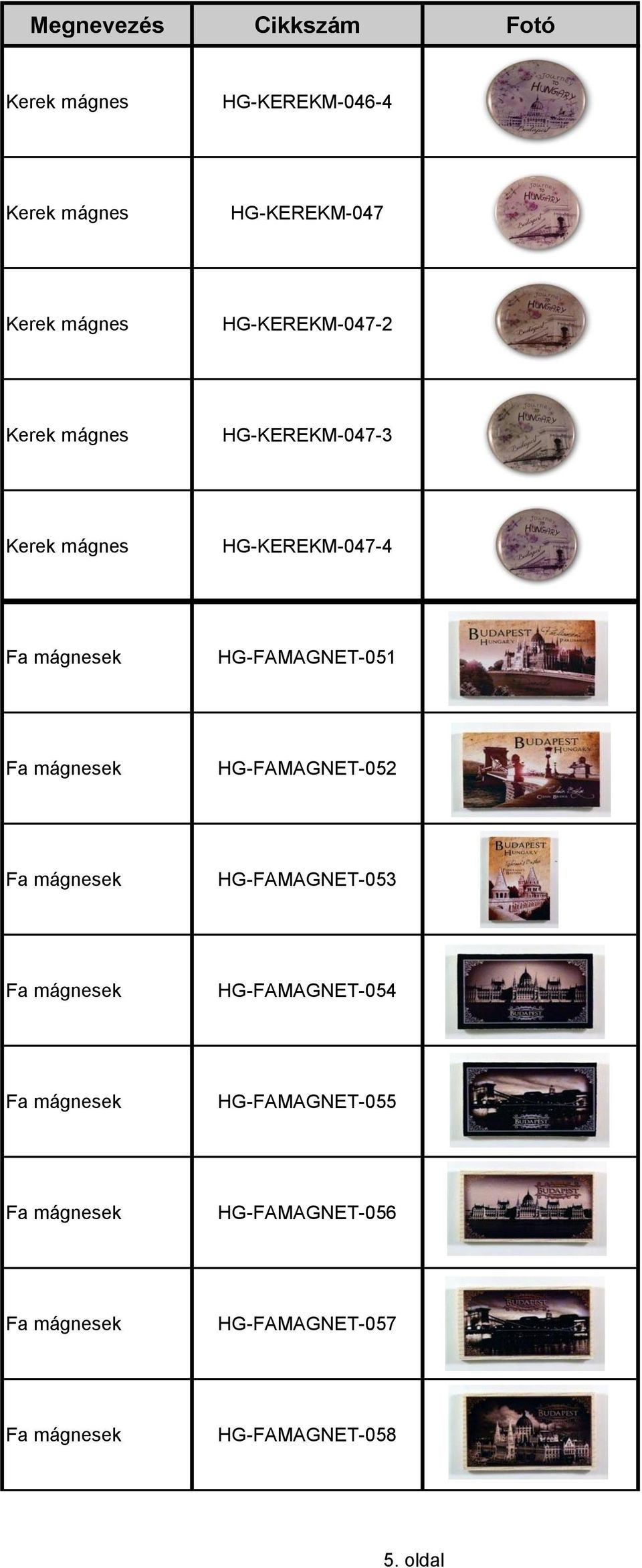 HG-FAMAGNET-052 Fa mágnesek HG-FAMAGNET-053 Fa mágnesek HG-FAMAGNET-054 Fa mágnesek