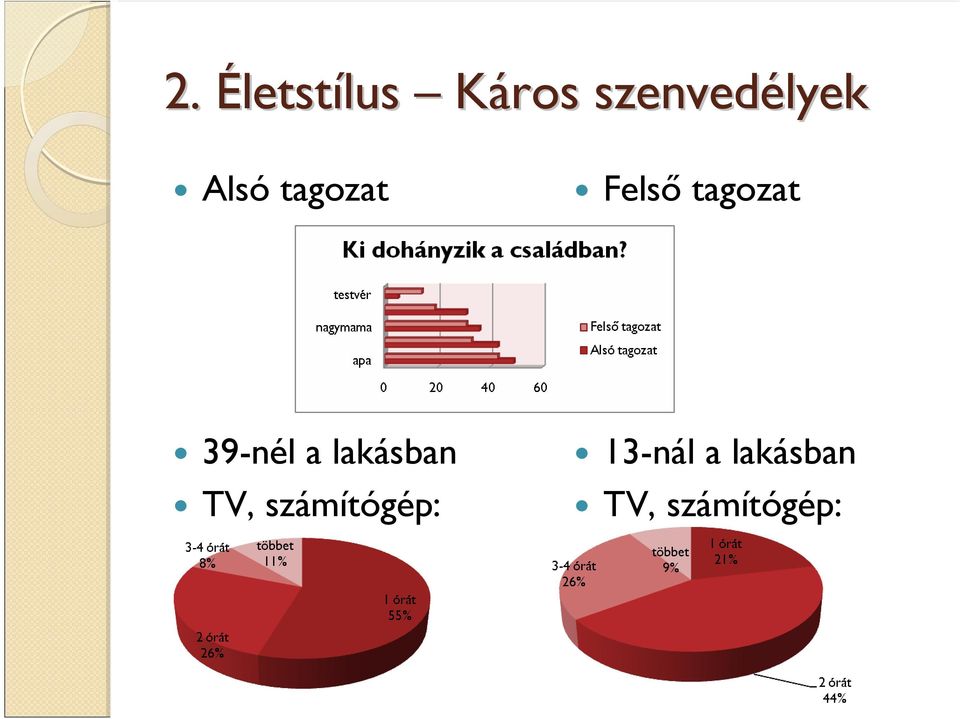 lakásban TV, számítógép: