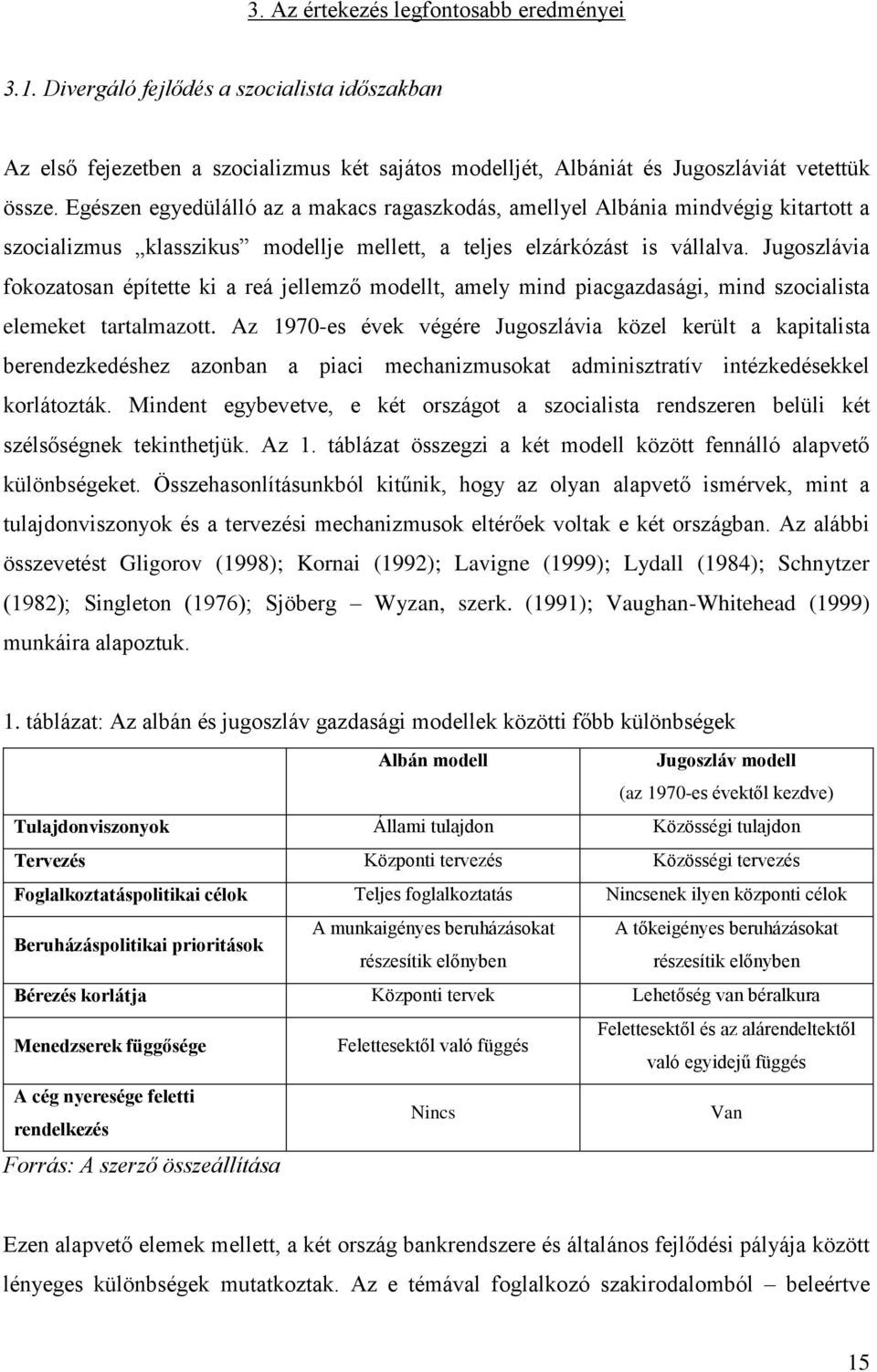 Jugoszlávia fokozatosan építette ki a reá jellemző modellt, amely mind piacgazdasági, mind szocialista elemeket tartalmazott.