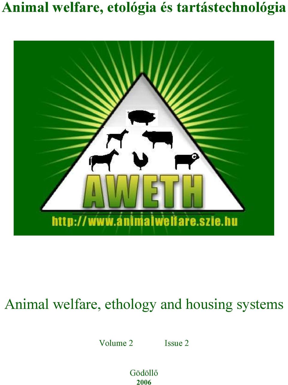 welfare, ethology and housing