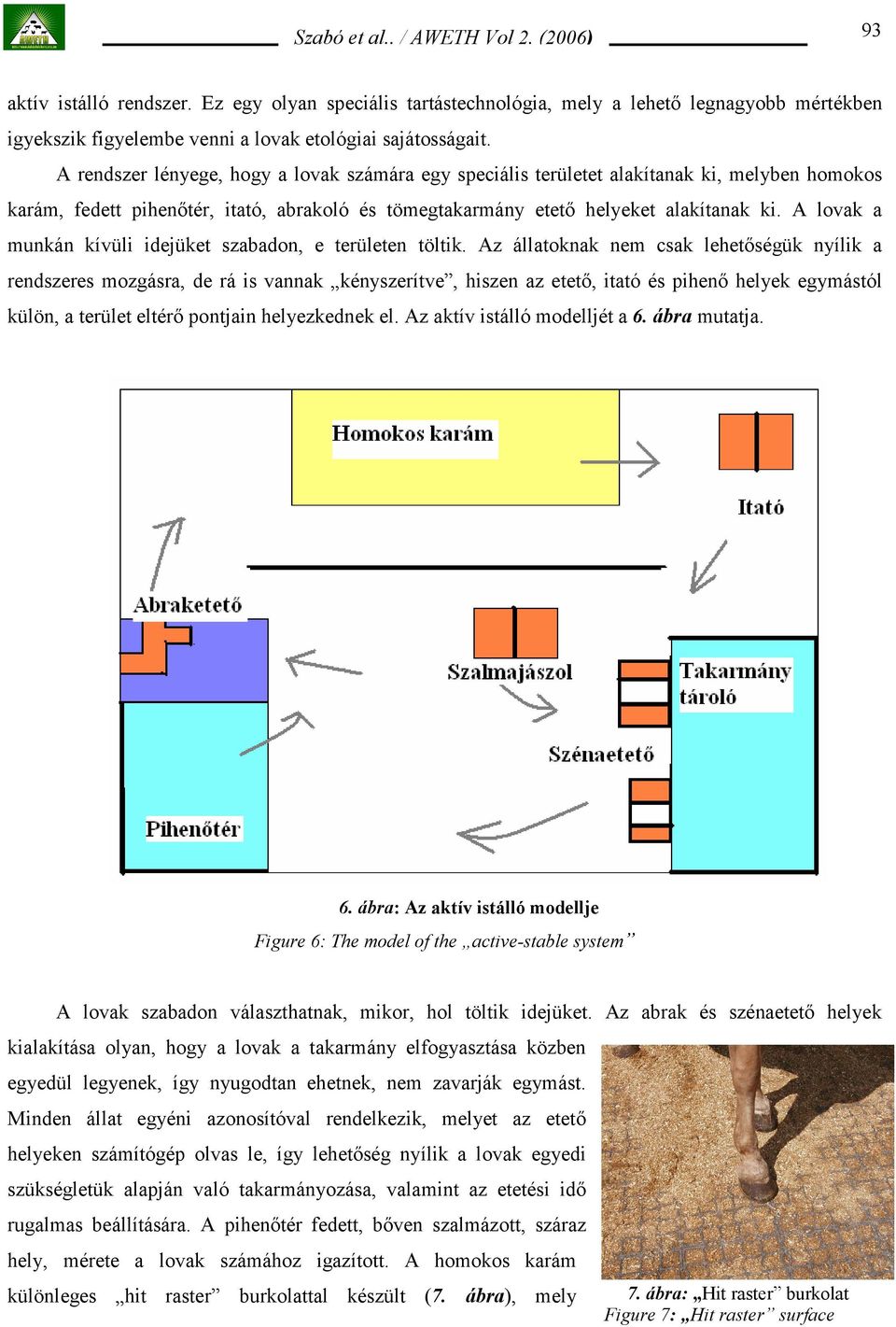 A lovak a munkán kívüli idejüket szabadon, e területen töltik.