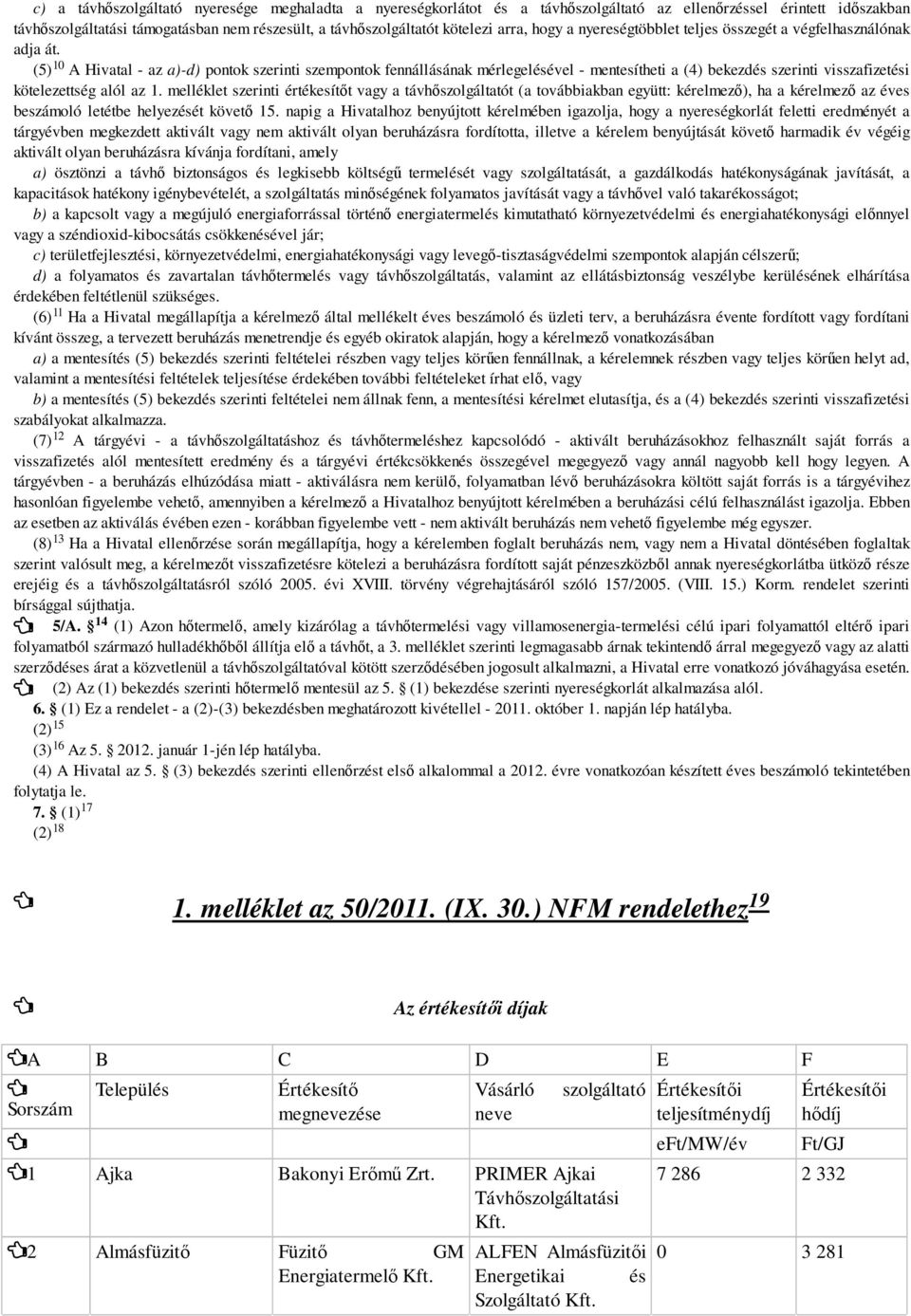 10 (5) A Hivatal - az a)-d) pontok szerinti szempontok fennállásának mérlegelésével - mentesítheti a (4) bekezdés szerinti visszafizetési kötelezettség alól az 1.