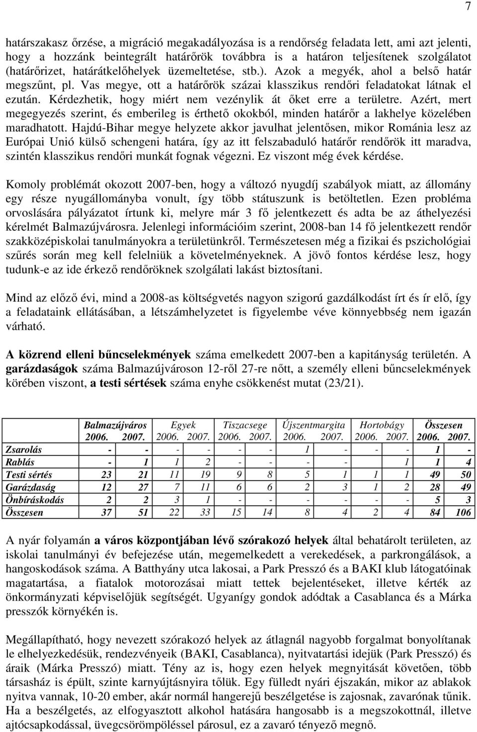 Kérdezhetik, hogy miért nem vezénylik át ıket erre a területre. Azért, mert megegyezés szerint, és emberileg is érthetı okokból, minden határır a lakhelye közelében maradhatott.