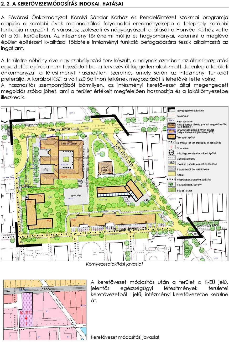 Az intézmény történelmi múltja és hagyományai, valamint a meglévő épület építészeti kvalitásai többféle intézményi funkció befogadására teszik alkalmassá az ingatlant.