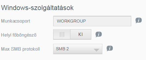 BEÁLLÍTÁSOK KONFIGURÁLÁSA UPS mester szolga kapcsolat kiépítése Az eljárást az egyik további My Cloud szolgaeszközről kell végrehajtani a UPS My Cloud mestereszköz IP-címének használatával.
