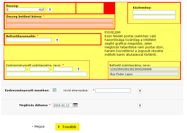 Hogyan tudom megnézni az állandó átutalási megbízásaimat? Kattintson a Megbízások, átutalások oldalon az Állandó átutalás menüpontra.