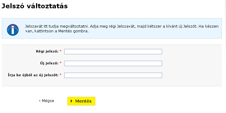 - 9 - Milyen jelszót válasszak? A jelszónak minimum 8 karakter hosszúnak kell lennie, és tartalmaznia kell kis- és nagybetűket valamint legalább két számjegyet is. (pl.