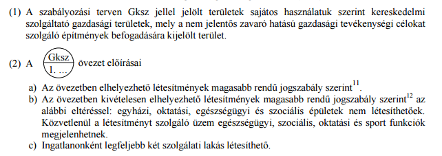 15.. Falusias lakóterületek (Lf) (1) A szabályozási terven Lf" jellel jelölt területek sajátos használatuk szerint falusias lakóterületek.