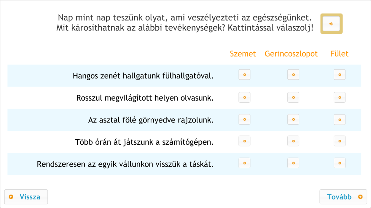 A természettudományos tudás alkalmazásának online diagnosztikus értékelése A39.