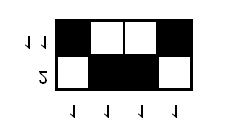 0? 1? 1? 0? 9.h ábra, az új algoritmus hatása a tömbre A 2. lépés szerint az els t megismételjük. Az els ismétlés eredménye: 0 1 1 0 1 0 0 1 9.i ábra, az 1.