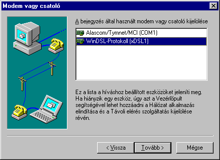 3.2.2 Windows NT4 a telefonos hálózat konfigurációja Nyissa ki a "Sajátgép" ikont és hívja fel a "Telefonos hálózat" ot. Nyomja meg az Új gombot.