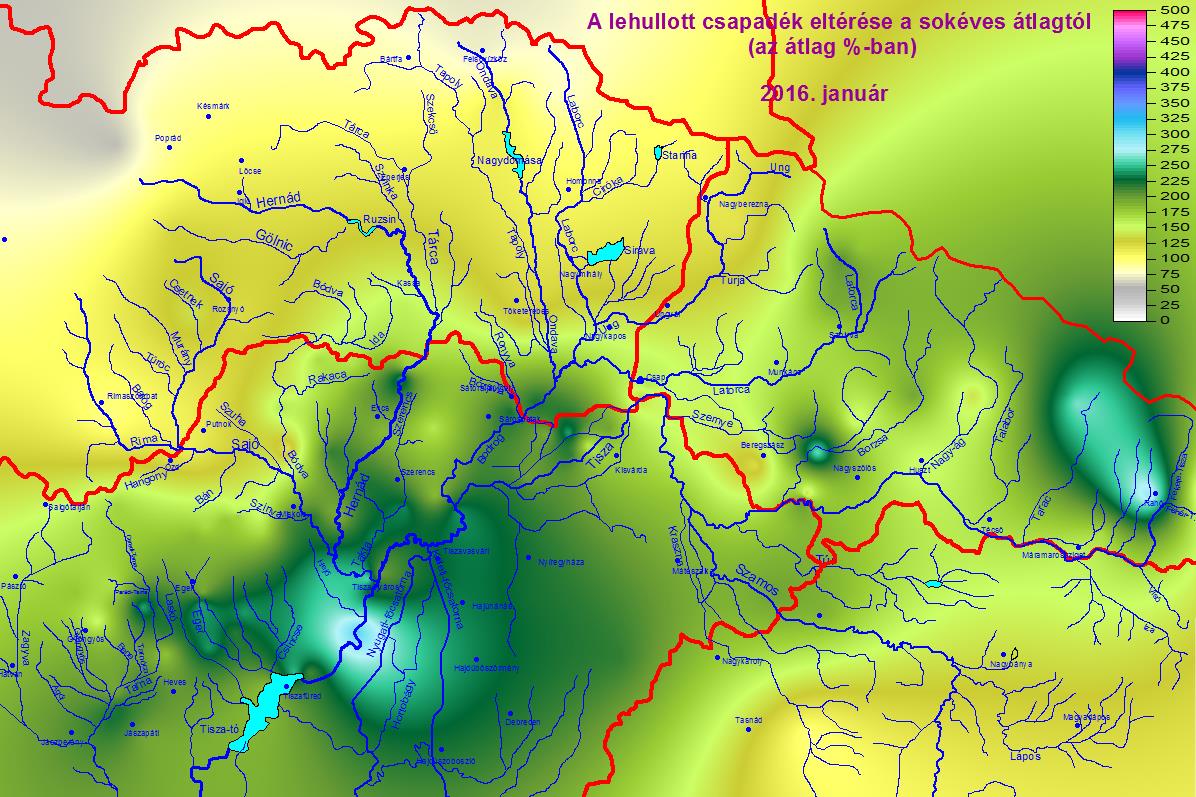 mennyisége a vízgyűjtőkön 17.