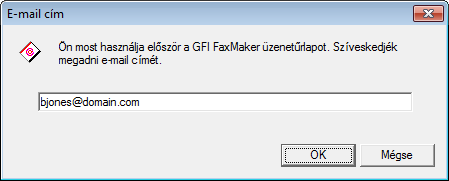 Beállítás SMTP-hitelesítés használata Fiók és jelszó Bejelentkezés biztonságos jelszóhitelesítéssel Ekkor a GFI FaxMaker a levelezőkiszolgálóhoz meghatározott felhasználói hitelesítési adatokon