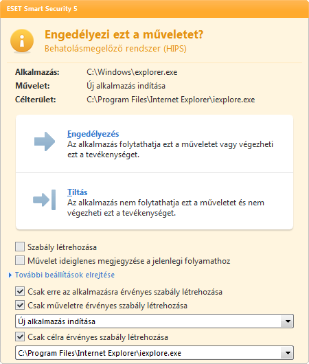 1. Nevezze el a szabályt, és válassza a Tiltás elemet a Művelet legördülő listában. 2. Nyissa meg a Célalkalmazások lapot.