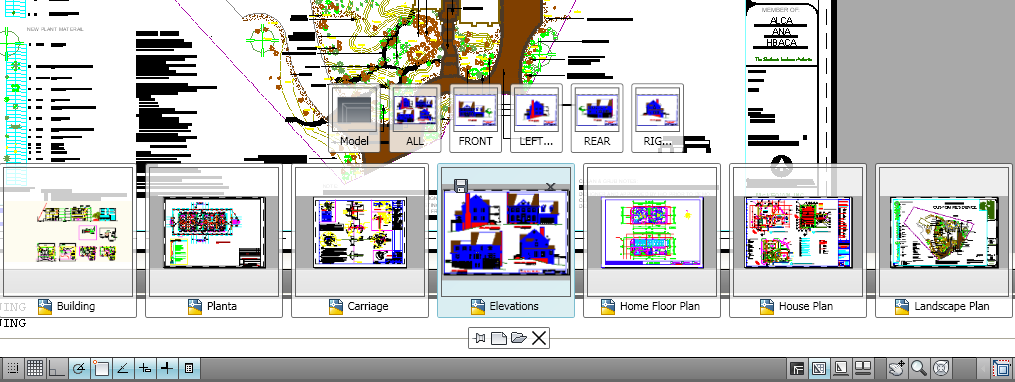 AZ AUTOCAD LT 2012 ALAPJAI 47 A fenti módszer tehát egyetlen rajz lapjainak váltásához jelent kiváló segítséget.