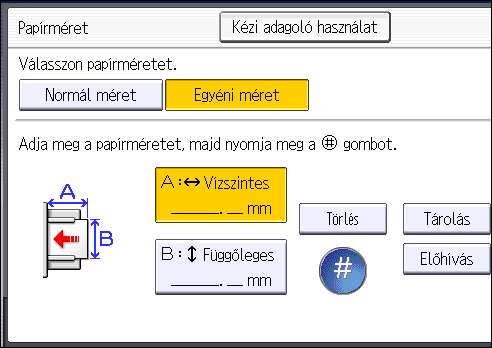 3. Másolás Másolás borítékra Ez a fejezet leírja, hogyan lehet másolni szabványméretű és egyéni méretű borítékra.