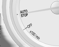 Kikapcsolás Kapcsolja ki a stop-start rendszert kézzel, az Ï megnyomásával. A kikapcsolást a gombon lévő kialvó LED jelzi.