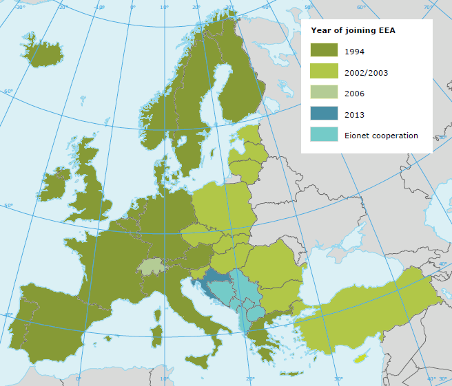 EIONET European environment information and observation network Az Európai Környezeti Információs és Megfigyelő Hálózat (EIONET) az Európai Környezetvédelmi Ügynökség (EEA), valamint annak tag- és