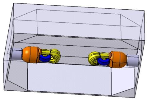 eredmények betöltése 2. Geometriák tervezése CAD modell 3.