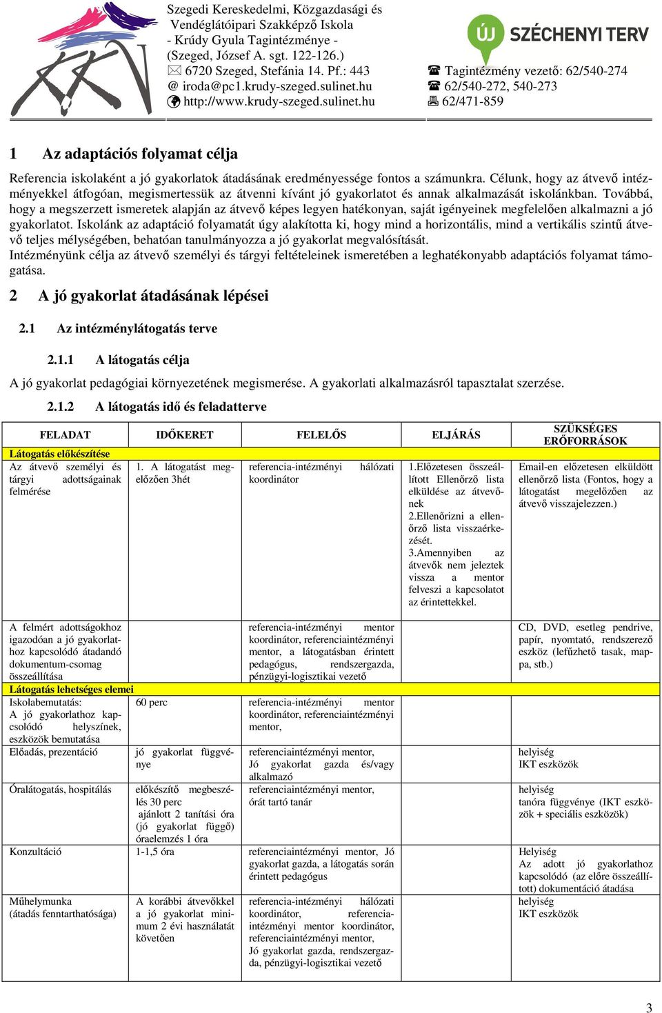 Továbbá, hogy a megszerzett ismeretek alapján az átvevő képes legyen hatékonyan, saját igényeinek megfelelően alkalmazni a jó gyakorlatot.