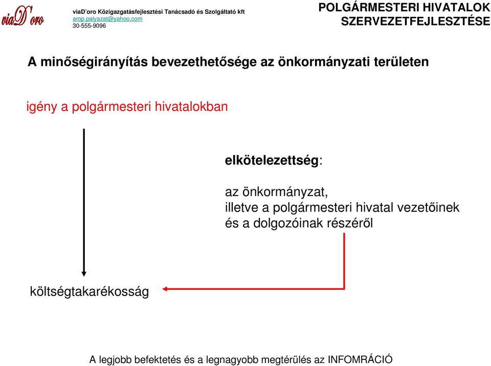 elkötelezettség: az önkormányzat, illetve a