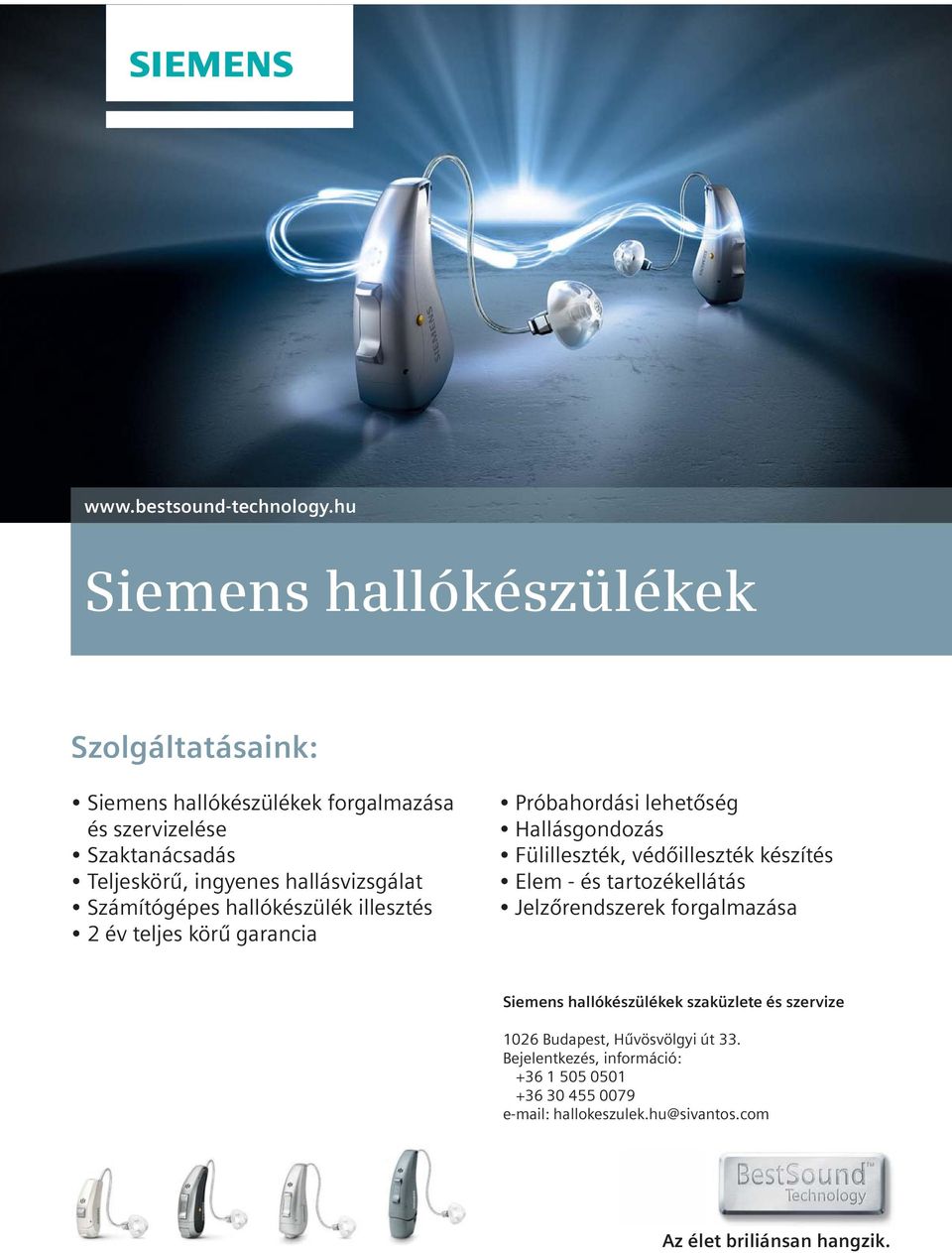 Szolgáltatásaink: Siemens