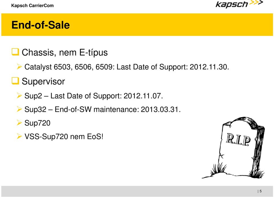 Supervisor Sup2 Last Date of Support: 2012.11.07.