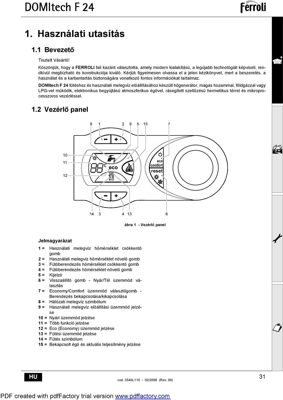 Kérjük figyelmesen olvassa el a jelen kézikönyvet, mert a beszerelés, a használat és a karbantartás biztonságára vonatkozó fontos információkat tartalmaz.