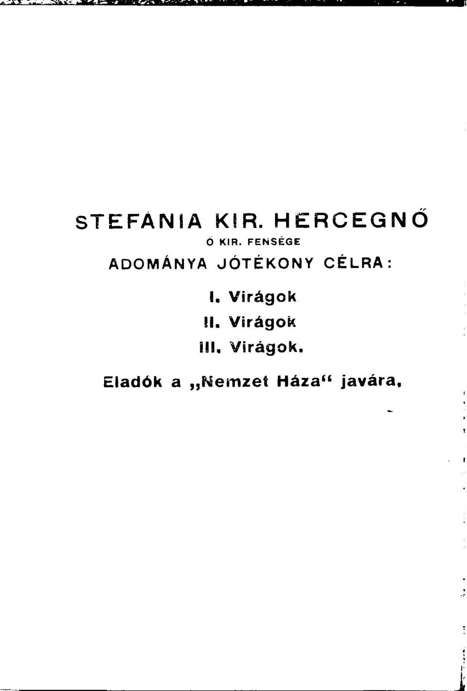 CÉLRA: I. Virágok!i. Virágok ül.