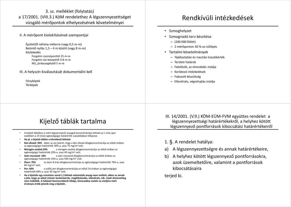 járdaszegélytől 5 m-re III.