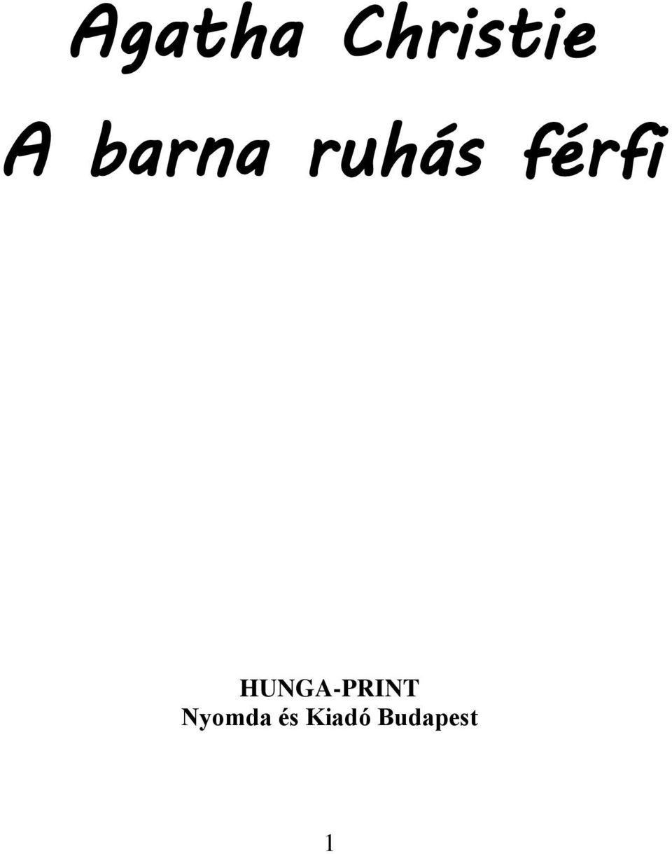 HUNGA-PRINT Nyomda