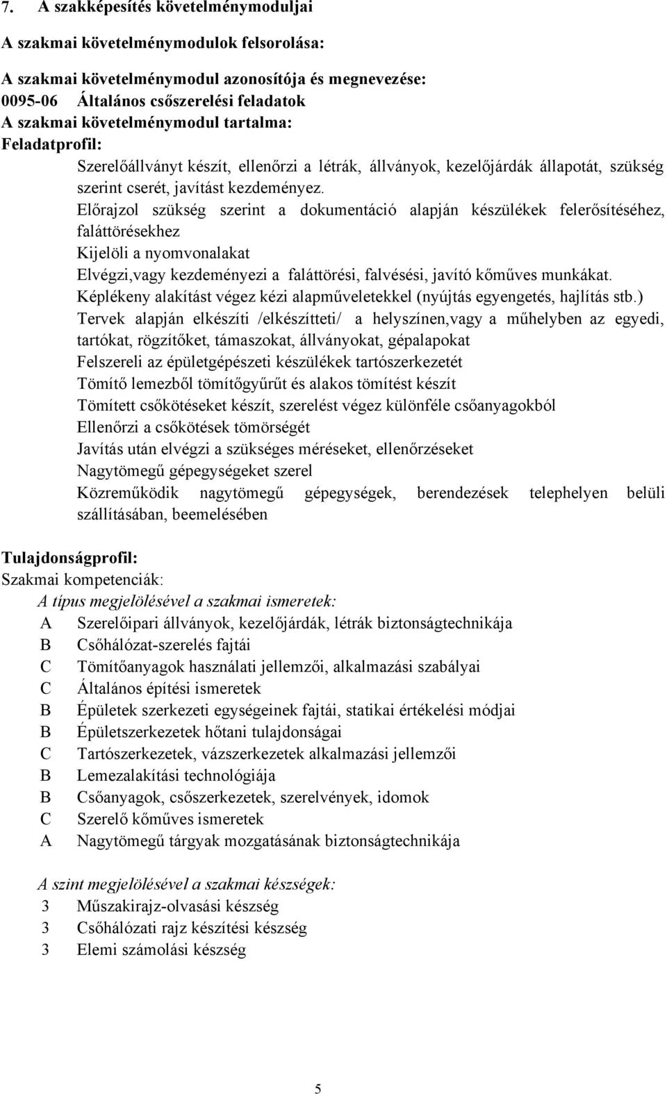 Előrajzol szükség szerint a dokumentáció alapján készülékek felerősítéséhez, faláttörésekhez Kijelöli a nyomvonalakat Elvégzi,vagy kezdeményezi a faláttörési, falvésési, javító kőműves munkákat.