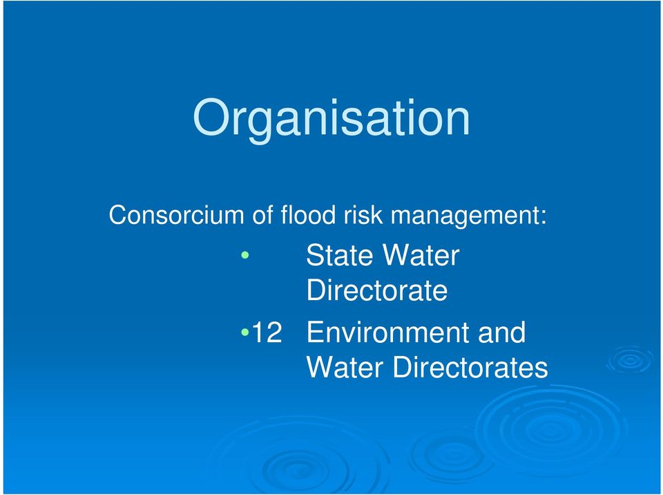 State Water Directorate 12