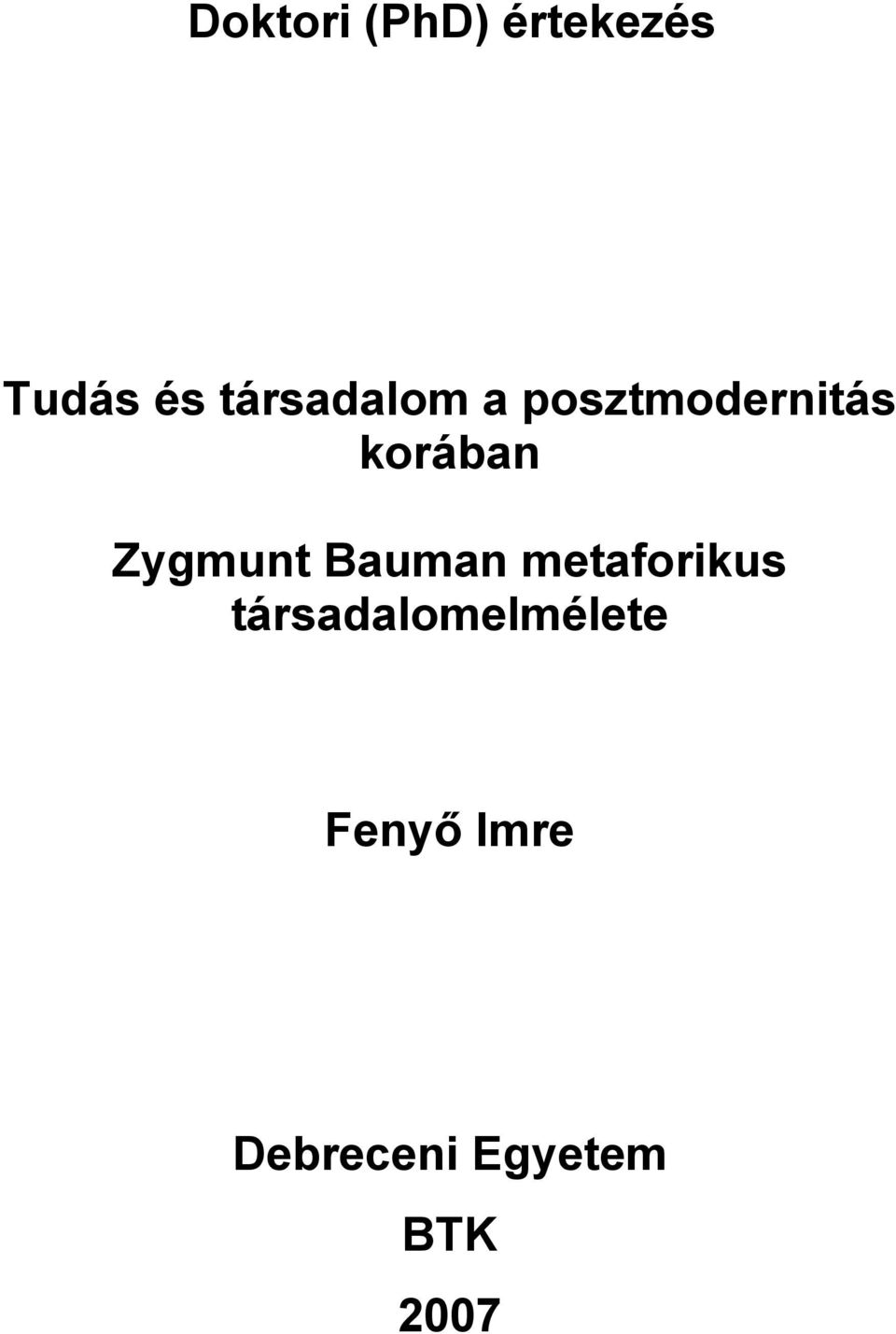 Zygmunt Bauman metaforikus