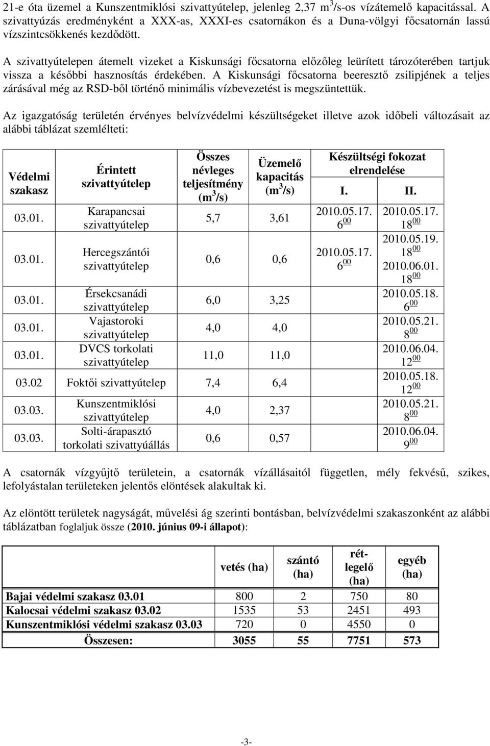 A en átemelt vizeket a Kiskunsági főcsatorna előzőleg leürített tározóterében tartjuk vissza a későbbi hasznosítás érdekében.