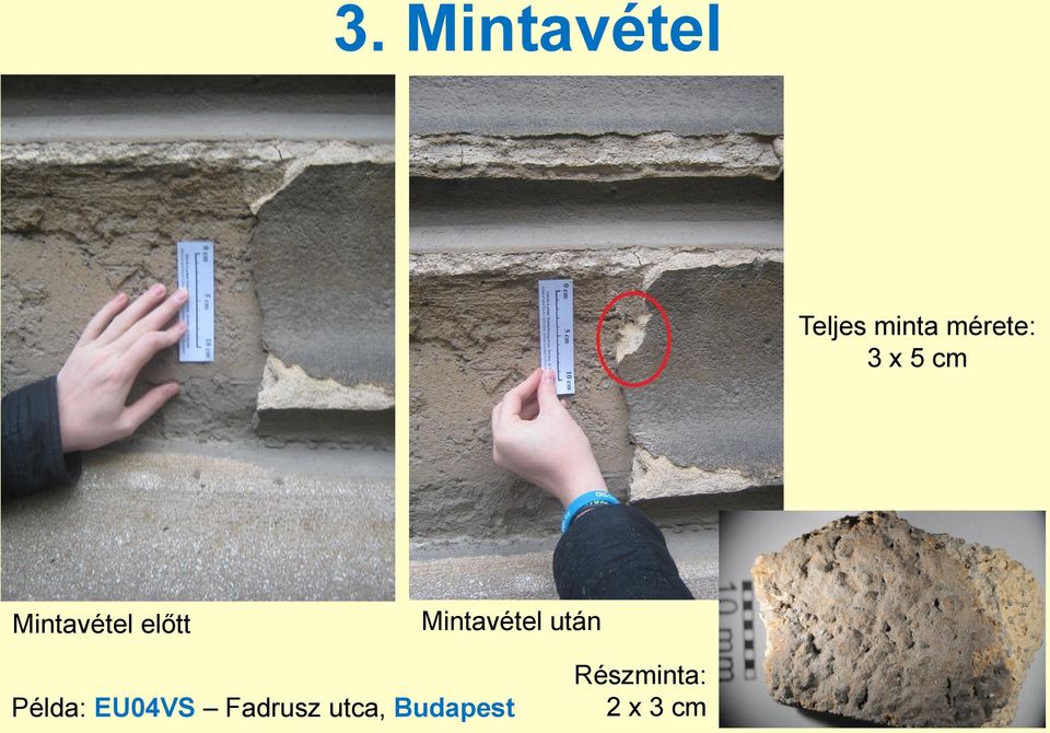 Mintavétel után Példa: EU04VS