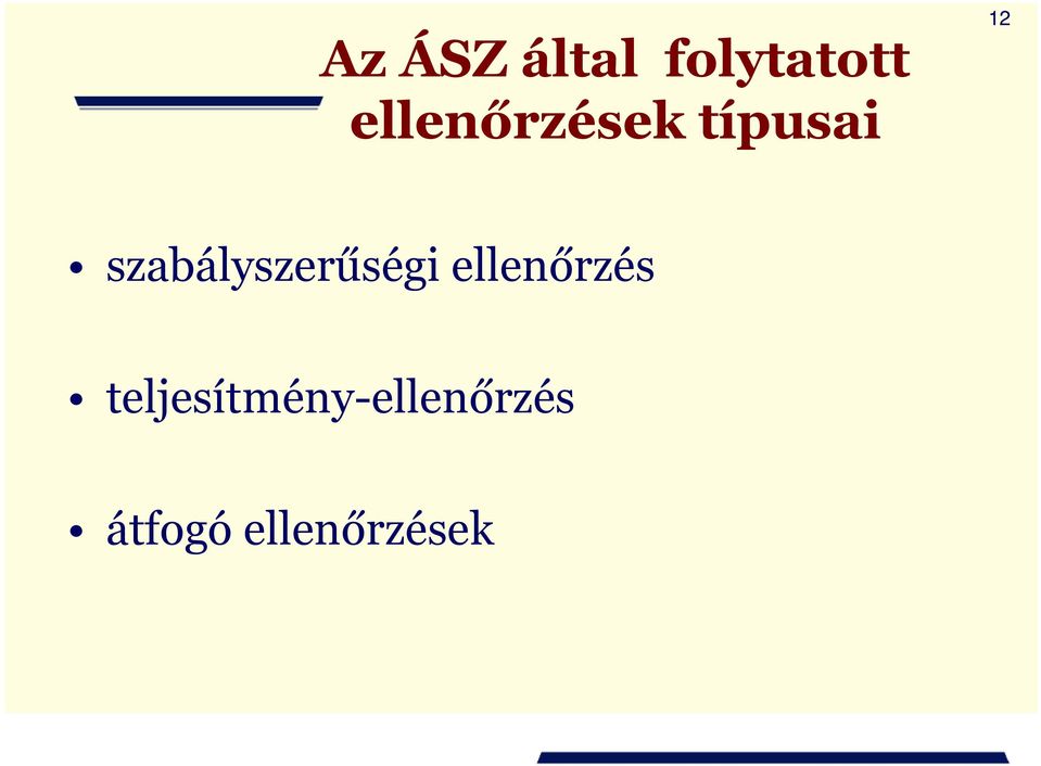 szabályszerűségi ellenőrzés