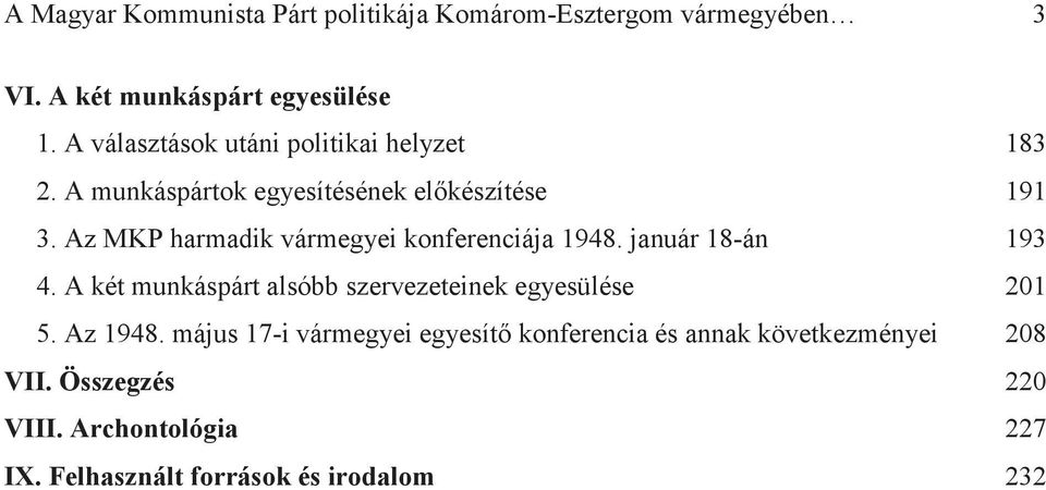 Az MKP harmadik vármegyei konferenciája 1948. január 18-án 193 4.