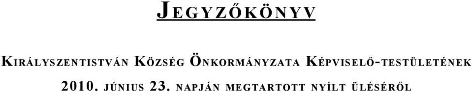 ÖNKORMÁNYZATA